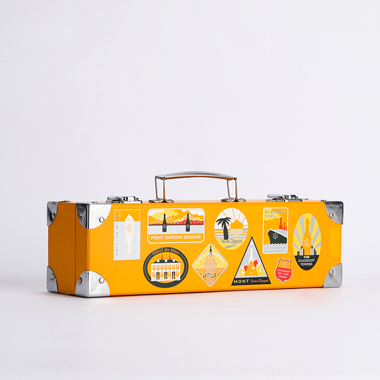 五金紅酒手提盒